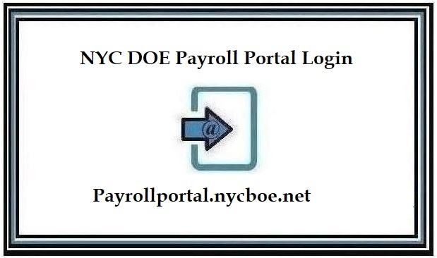 NYC DOE Payroll Portal Login page