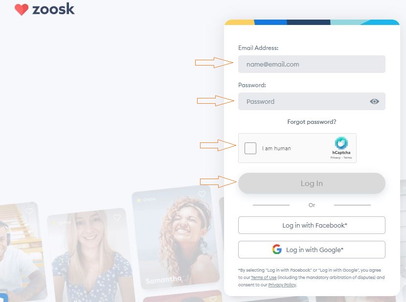 Zoosk Login