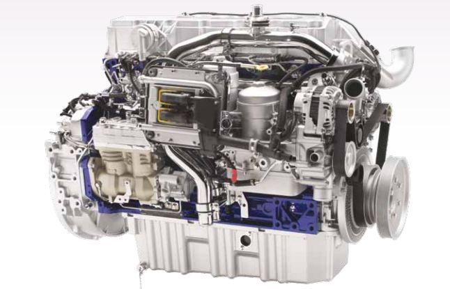 Volvo 9400 Intercity Coach bus engine