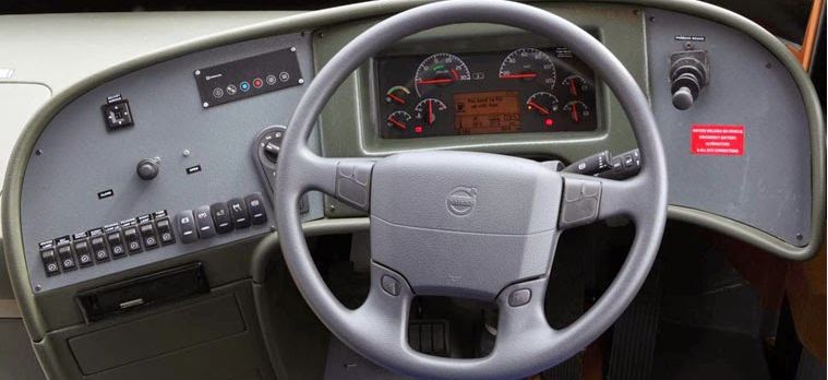 Volvo 9400 Intercity Coach bus inerior